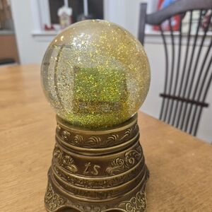 Taylor Swift Gold Glitter Globe